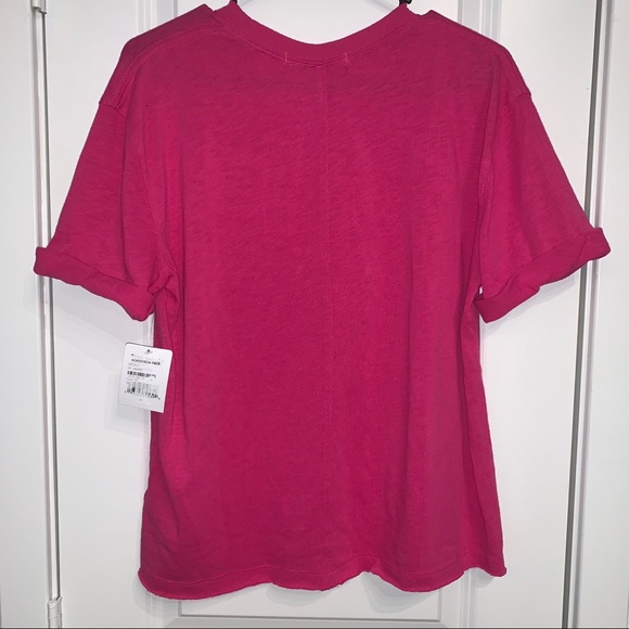 NWT Free People | Cassidy Pink Tee - Picture 8 of 11